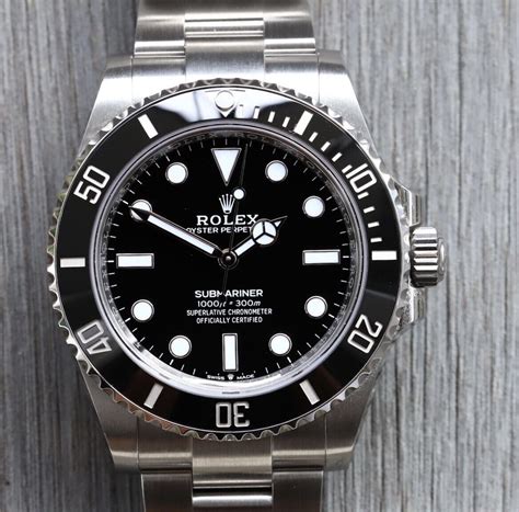 foto rolex sub nero|rolex submariner no date.